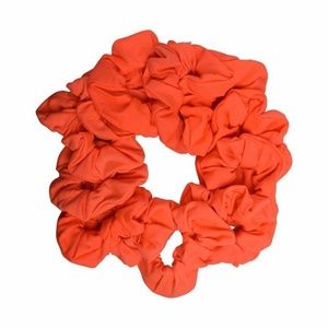 Pack of 12 Orange Scrunchies